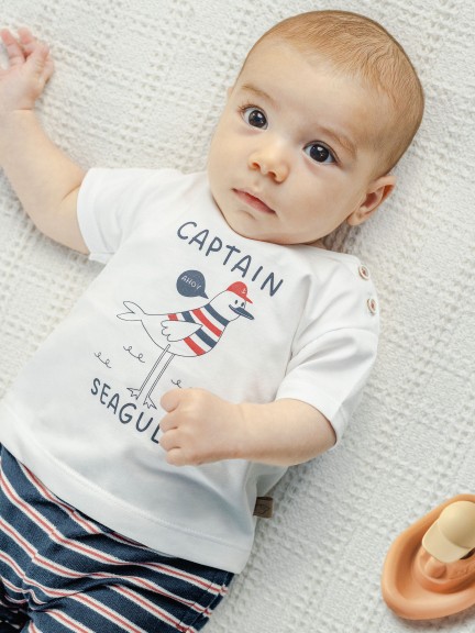 T-shirt "Captain seagull"