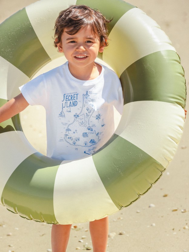 T-shirt carte « Secret island » T-shirt carte « Secret island »