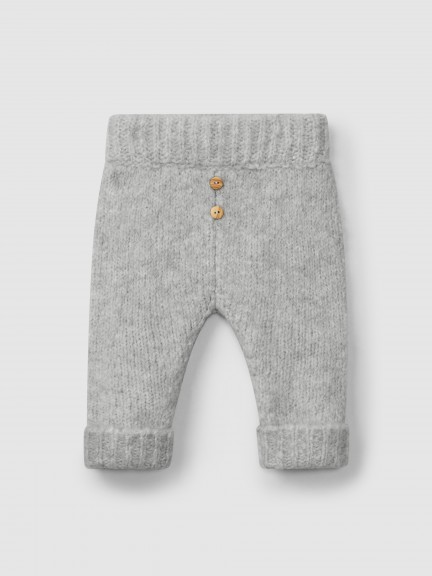 Pantalon pull-up uni tricot