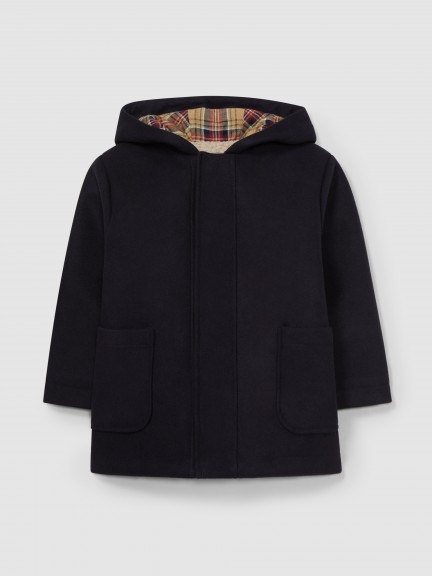 Overcoat with hood