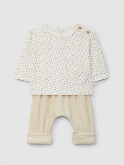 Two-piece organic cotton set