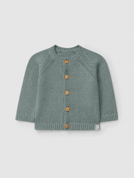 Gilet tricot  col rond