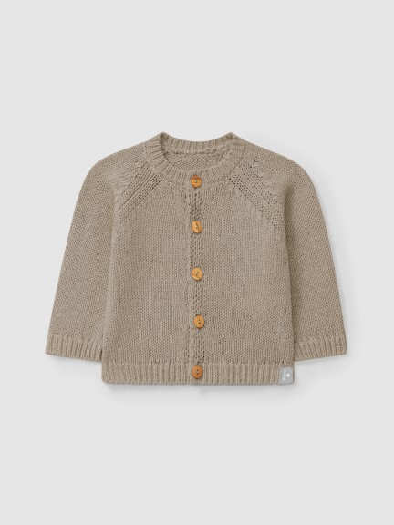 Gilet tricot  col rond