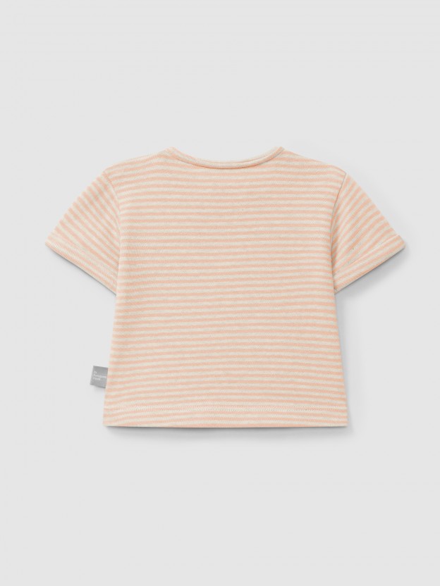 Camiseta a rayas de algodn