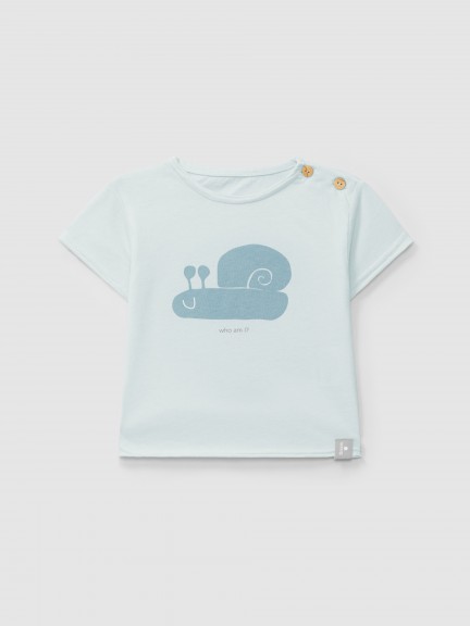 T-shirt en coton avec imprim
