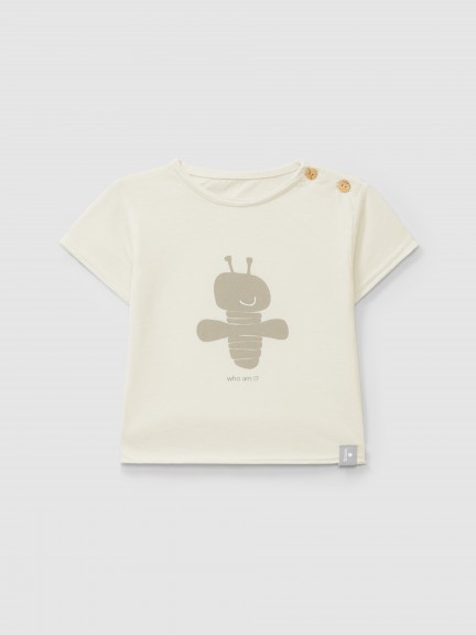T-shirt en coton avec imprim
