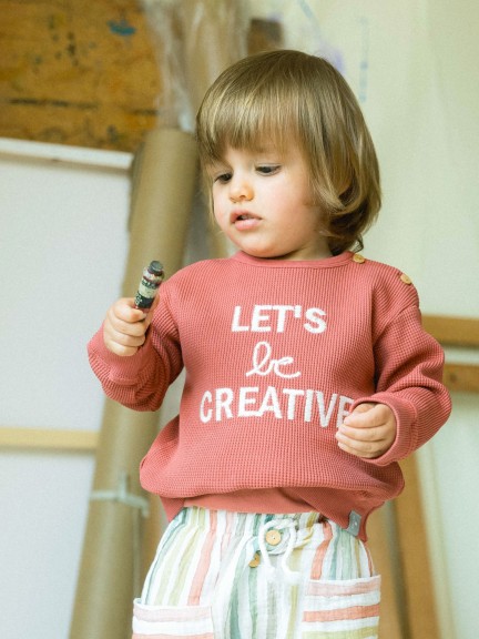 Camisola "Lets be creative"