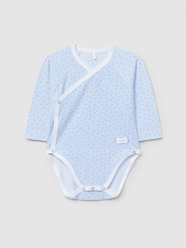 Body Cruzado estampado de estrellas