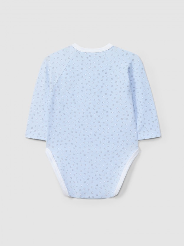 Body Cruzado estampado de estrellas