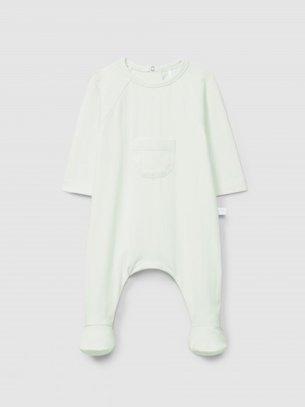 Babygrow riscas em relevo com bolso