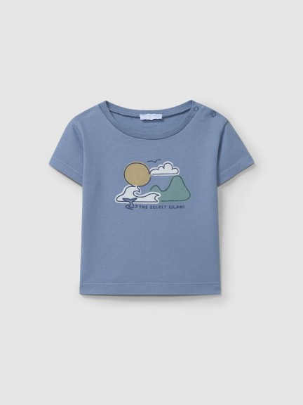 T-shirt "The secret island"