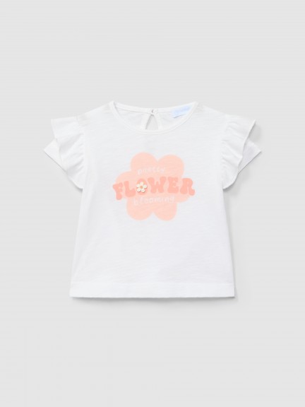 T-shirt "pretty flower blooming"