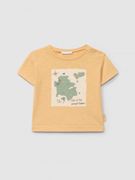 T-shirt "Map of the secret island"