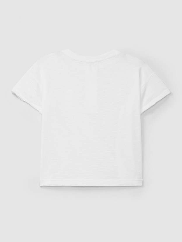 Plain T-shirt with pocket Plain T-shirt with pocket