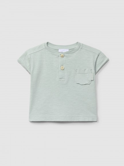 Plain T-shirt with pocket