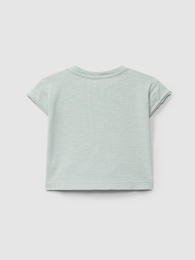 Plain T-shirt with pocket Plain T-shirt with pocket