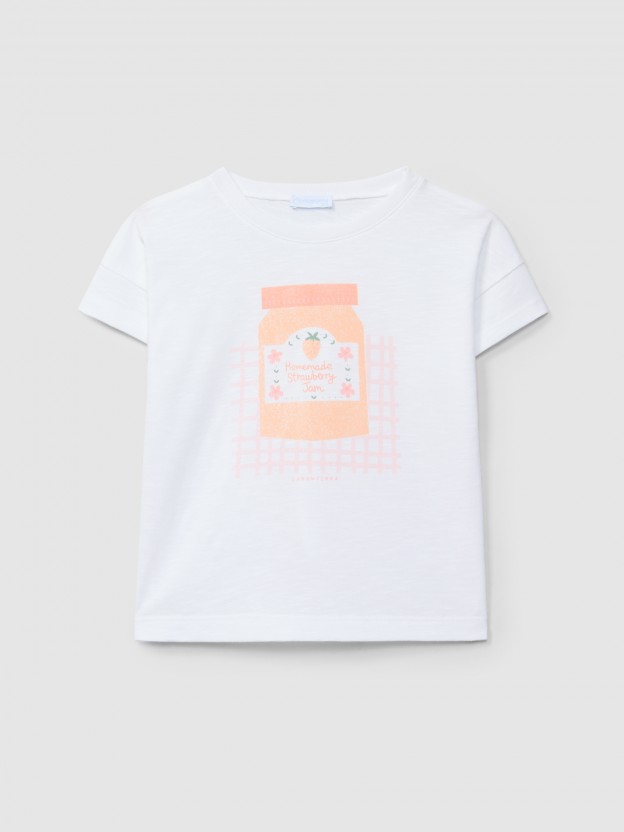T-shirt "Homemade strawberry jam" T-shirt "Homemade strawberry jam"