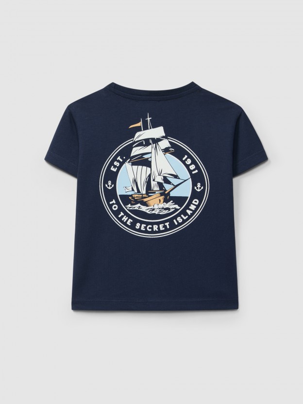 T-shirt "To the secret island"