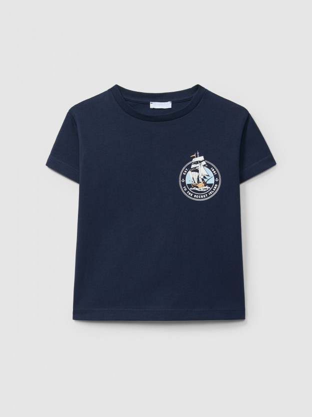 T-shirt "To the secret island"