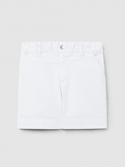 Shorts three pockets in canvas fabric