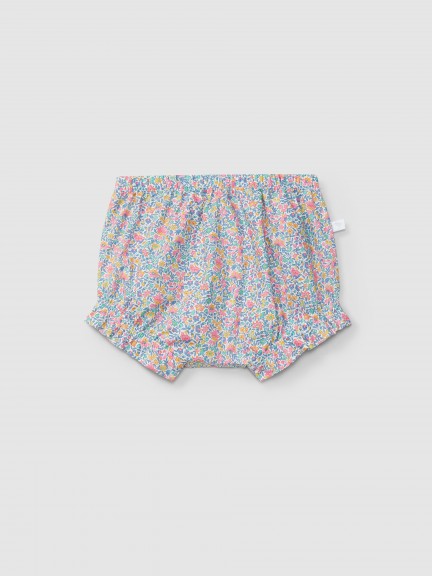 Tapa fraldas em tecido Liberty floral
