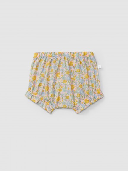 Tapa fraldas em tecido Liberty floral