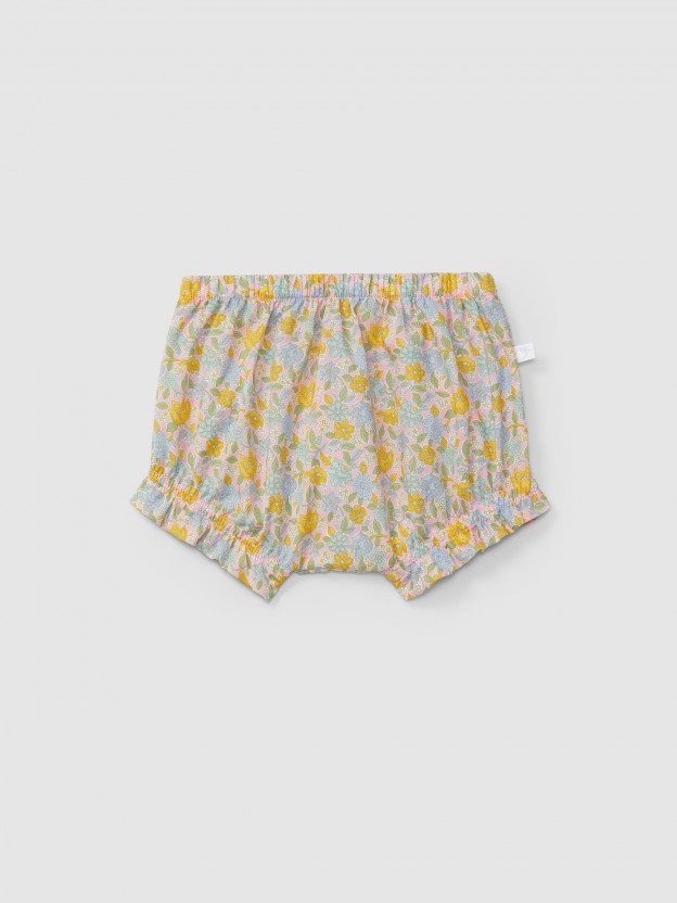 Cubrepaal en tela Liberty floral