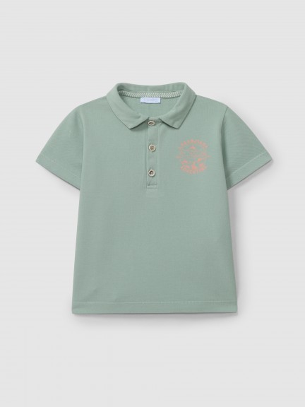 Polo piqu Laranjinha adventure