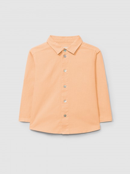 Plain linen shirt