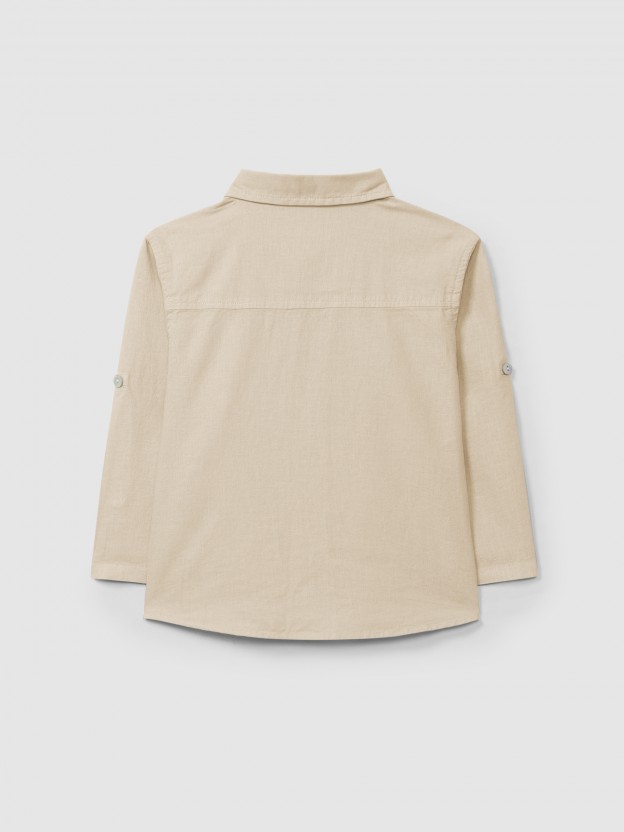 Plain linen shirt Plain linen shirt