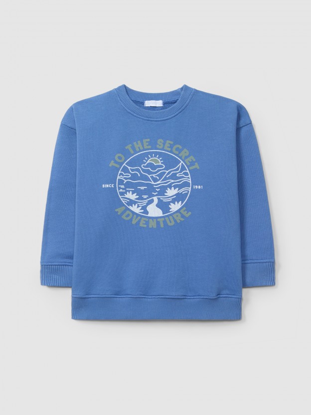 Sudadera "To the secret adventure"