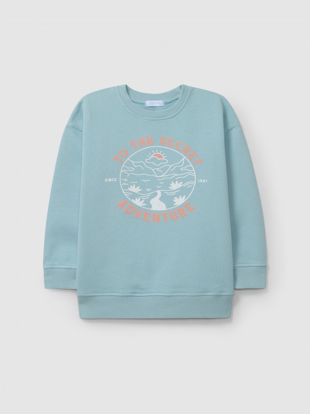Sudadera "To the secret adventure"