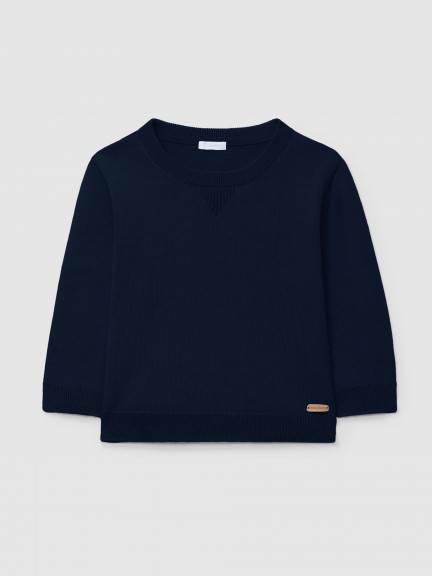 Pull tricot  col rond