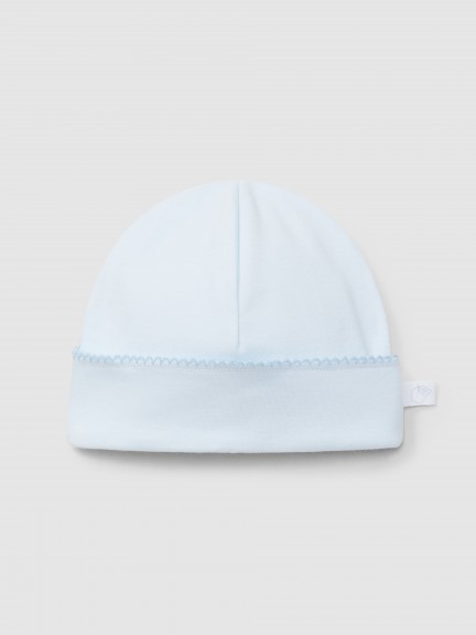 Plain cotton beanie