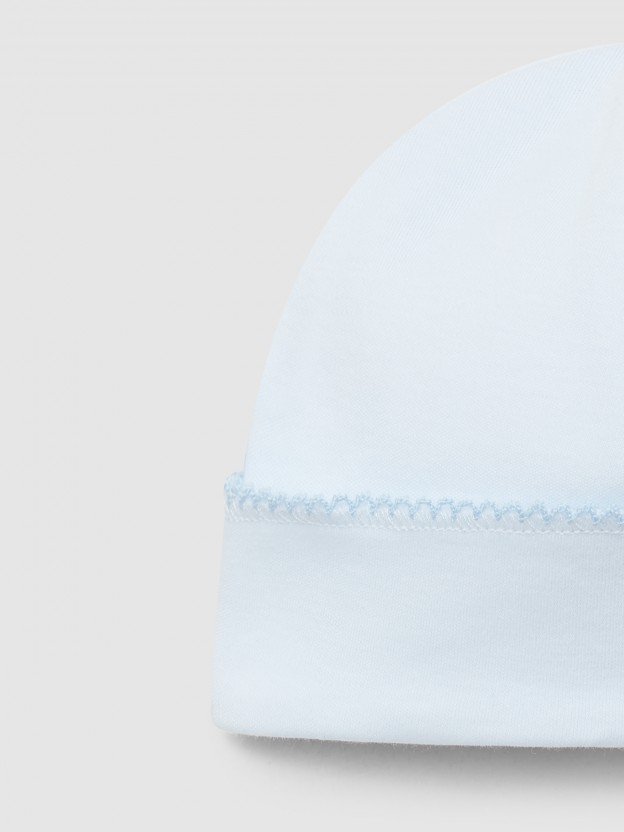 Gorro liso en algodn