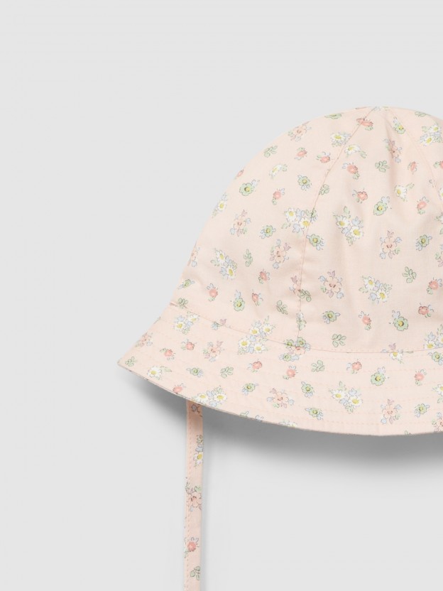 Sombrero estampado floral