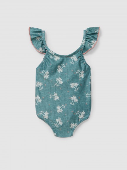 Swimsuit palm trees