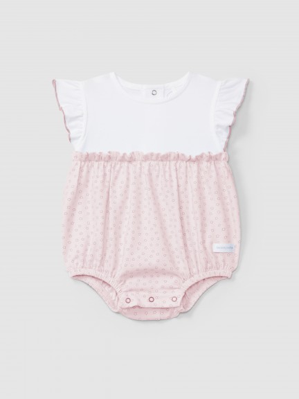 Shortie stars with ruffled detail on the sleeve
