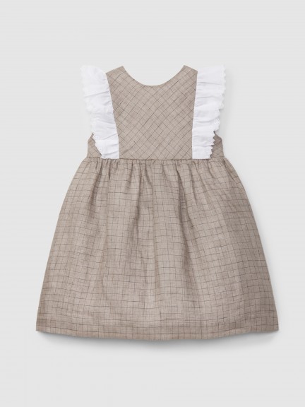 Vestido Cuadros de lino
