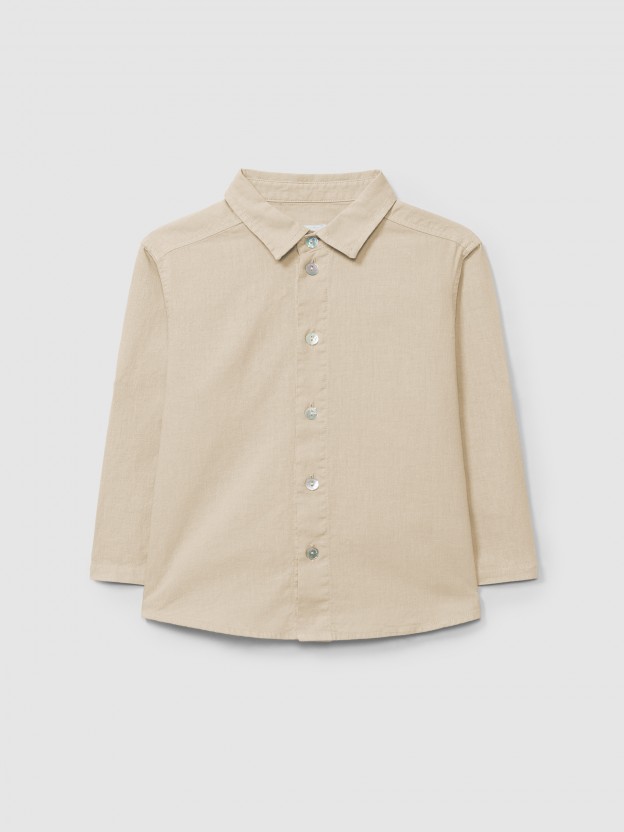 Plain linen shirt Plain linen shirt