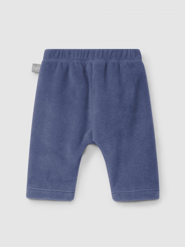 Pantaln pull-up de polar con bolsillo