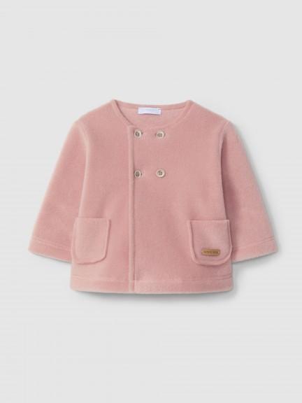 Fleece jacket with pockets