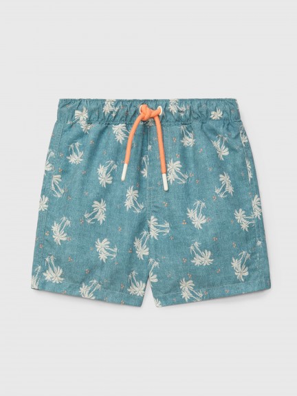 Swiimsuit bottoms palm trees