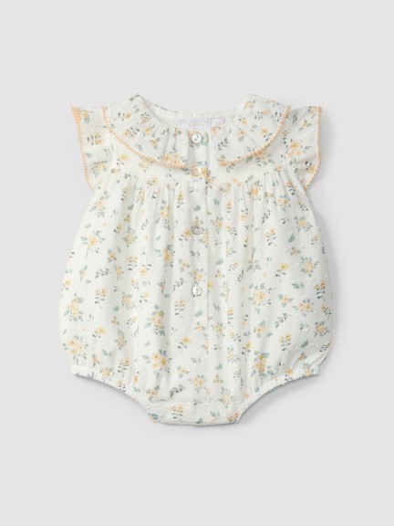 Fofo plumeti com estampado floral