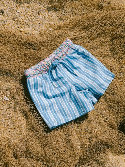 Swiimsuit bottoms Liberty flowers and stripes