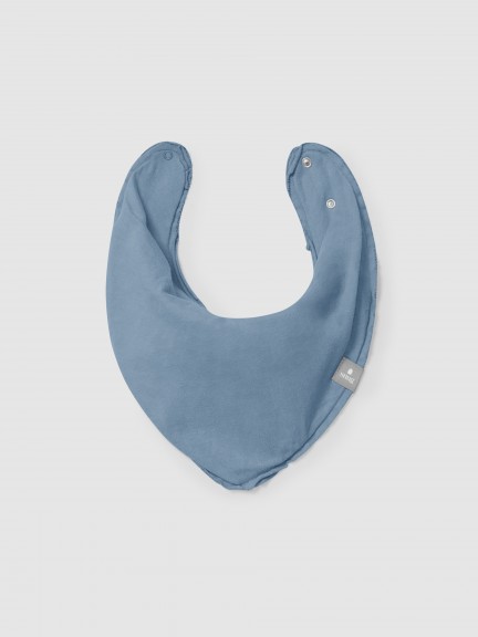 Babero liso de algodn orgnico