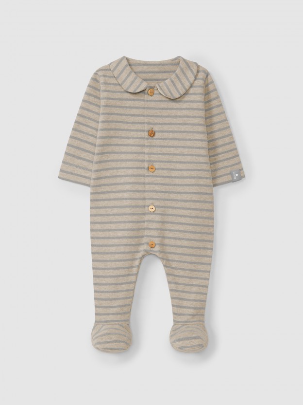Ensemble  rayures en jersey card