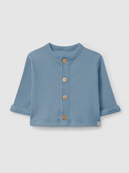 Ribbed jersey jacket