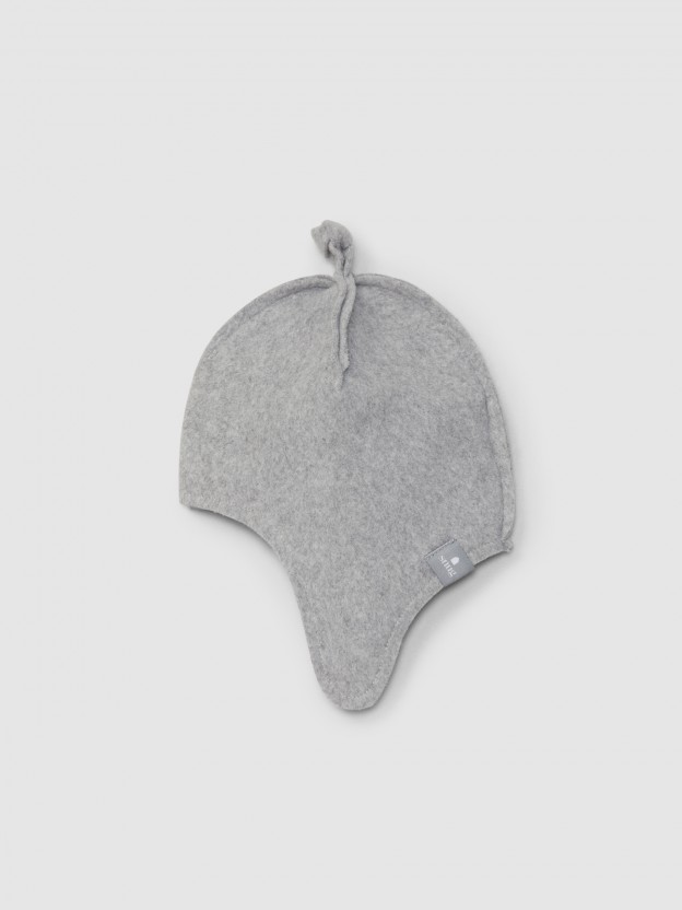 Bonnet en maille polaire en coton biologique