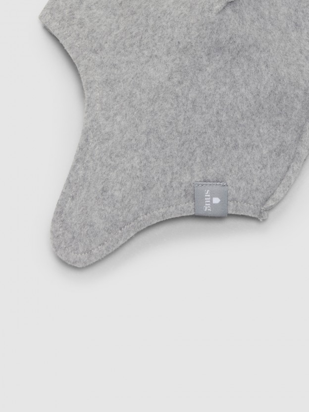 Bonnet en maille polaire en coton biologique